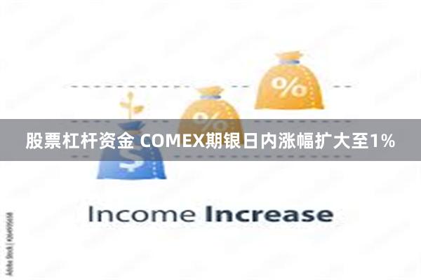 股票杠杆资金 COMEX期银日内涨幅扩大至1%