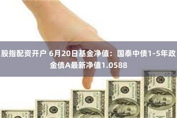 股指配资开户 6月20日基金净值：国泰中债1-5年政金债A最新净值1.0588