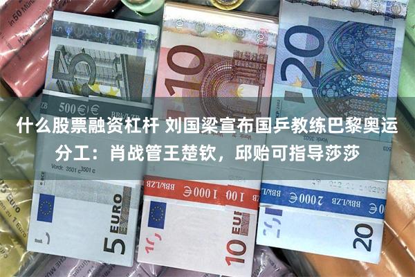 什么股票融资杠杆 刘国梁宣布国乒教练巴黎奥运分工：肖战管王楚钦，邱贻可指导莎莎