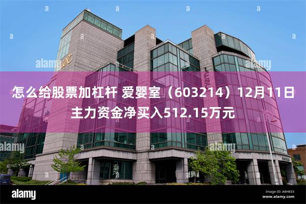 怎么给股票加杠杆 爱婴室（603214）12月11日主力资金净买入512.15万元