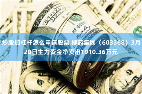 炒股加杠杆怎么申请股票 柳药集团（603368）3月20日主力资金净卖出1910.36万元