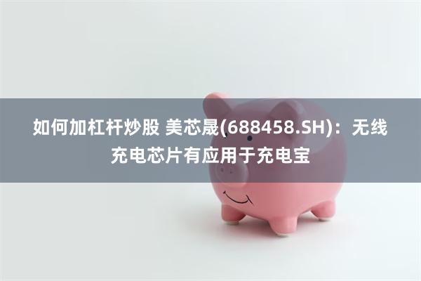 如何加杠杆炒股 美芯晟(688458.SH)：无线充电芯片有应用于充电宝