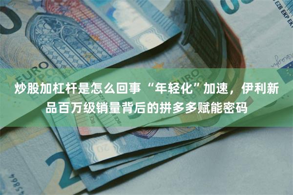 炒股加杠杆是怎么回事 “年轻化”加速，伊利新品百万级销量背后的拼多多赋能密码