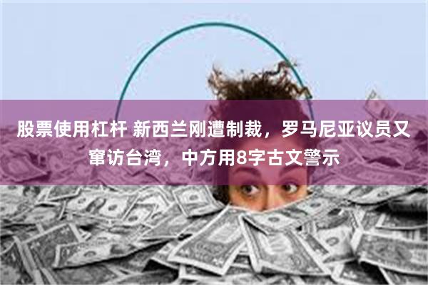 股票使用杠杆 新西兰刚遭制裁，罗马尼亚议员又窜访台湾，中方用8字古文警示