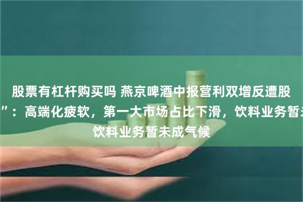 股票有杠杆购买吗 燕京啤酒中报营利双增反遭股价“背刺”：高端化疲软，第一大市场占比下滑，饮料业务暂未成气候