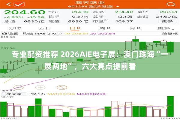 专业配资推荐 2026AIE电子展:澳门珠海“一展两地”,六大亮点提前看