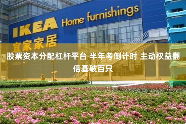 股票资本分配杠杆平台 半年考倒计时 主动权益翻倍基破百只