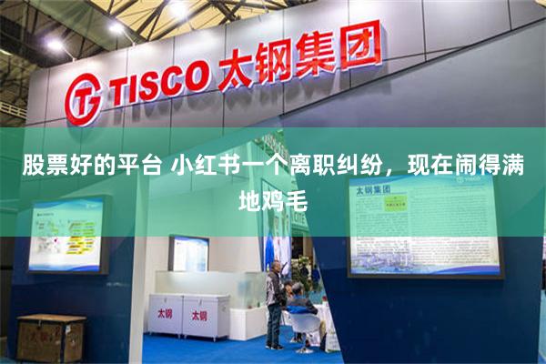 股票好的平台 小红书一个离职纠纷,现在闹得满地鸡毛