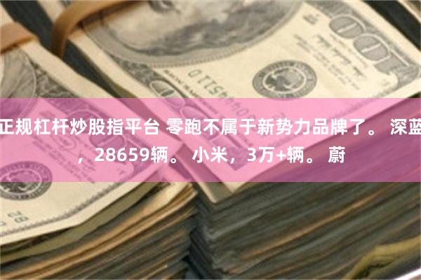 正规杠杆炒股指平台 零跑不属于新势力品牌了。 深蓝,28659辆。 小米,3万+辆。 蔚