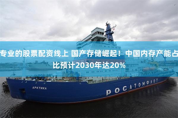 专业的股票配资线上 国产存储崛起！中国内存产能占比预计2030年达20%